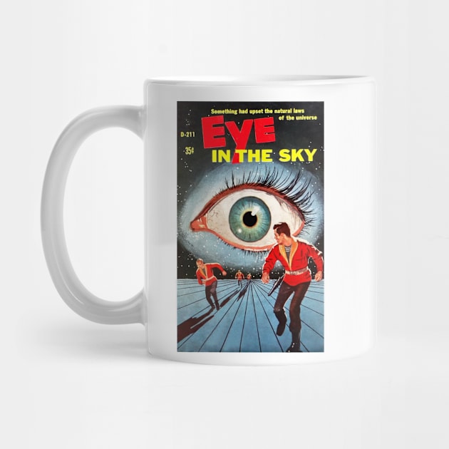 Vintage Eye In The Sky Pulp Novel Cover (1950s) by Bugsponge